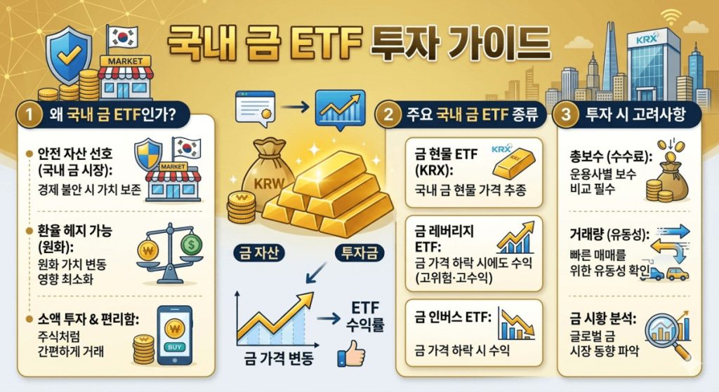 국내 금 ETF 투자 방법